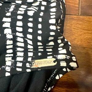 Calvin Klein black and white bathing suit